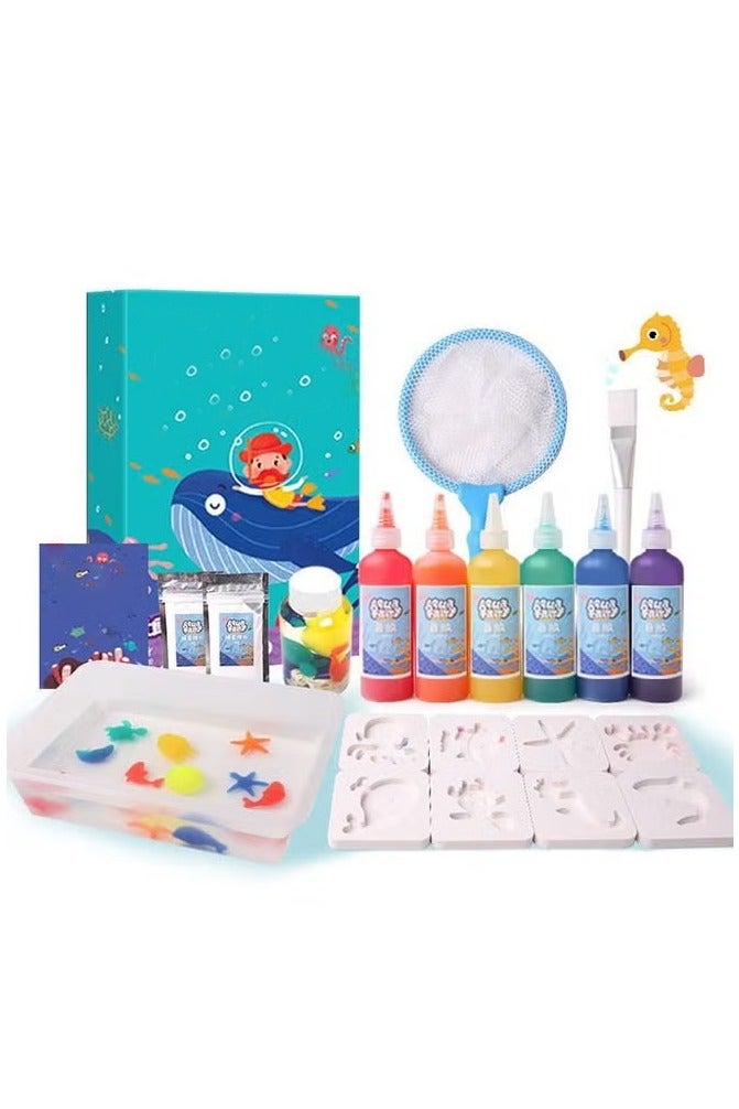 YelaJoy Children's Magic Water Elf Beads Toys Set, Magic Water Spirit Water Baby Puzzle Magic DIY Gel Art Craft Handmade Set Water Painting, Creative Activities for Kids and Children Age 3+  - Image 1
