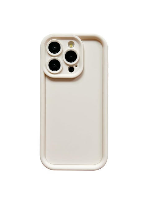 Compatible With The Iphone 15 Pro Anti Drop Phone Case, The Soft Silicone Design Is Soft And Does Not Deform (White)
