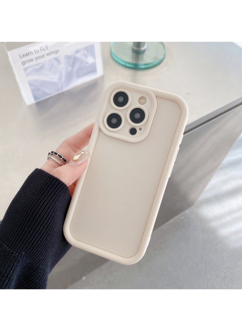 Compatible With The Iphone 15 Pro Anti Drop Phone Case, The Soft Silicone Design Is Soft And Does Not Deform (White)