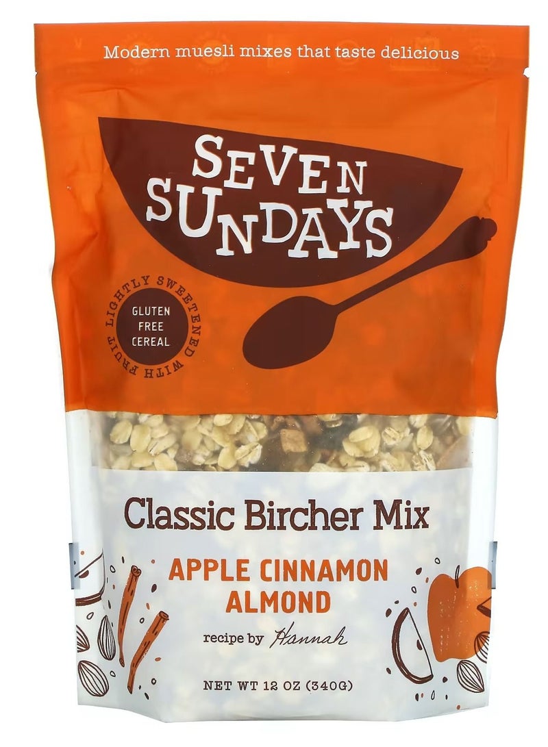 Seven Sundays Classic Bircher Mix Apple Cinnamon Almond