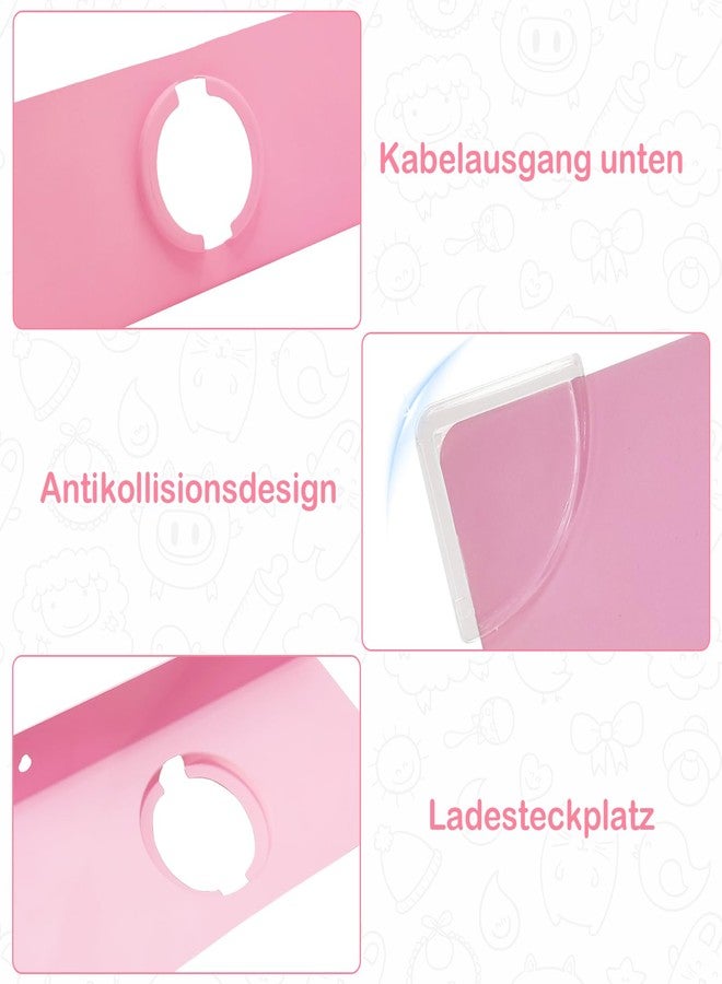 Qixiang CB Toniebox Shelf with Space for 30 Tonie Figures, Tonie Box Magnetic Wall Shelf, for Children to Play and Collect (Pink) - Image 3