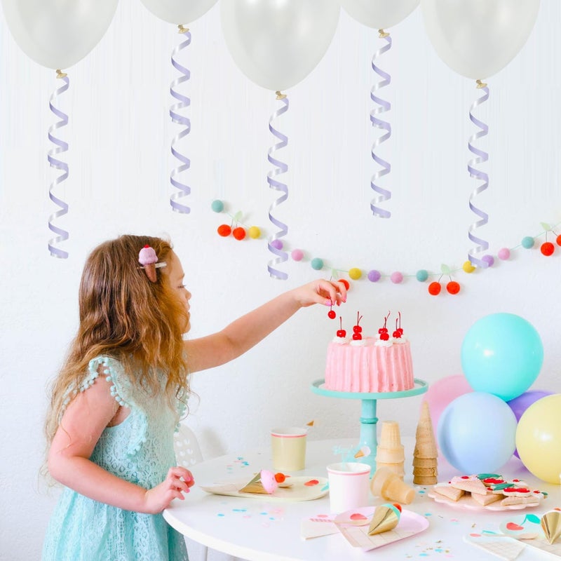 TONIFUL 500 Yards Curling Ribbon-Balloon Ribbon-Balloon String for Art&Craft Decor,Gift Wrapping,Ribbons and Bows for Christmas New Year Birthday Gifts Graduation Supplies (Pastel Purple) - Image 4