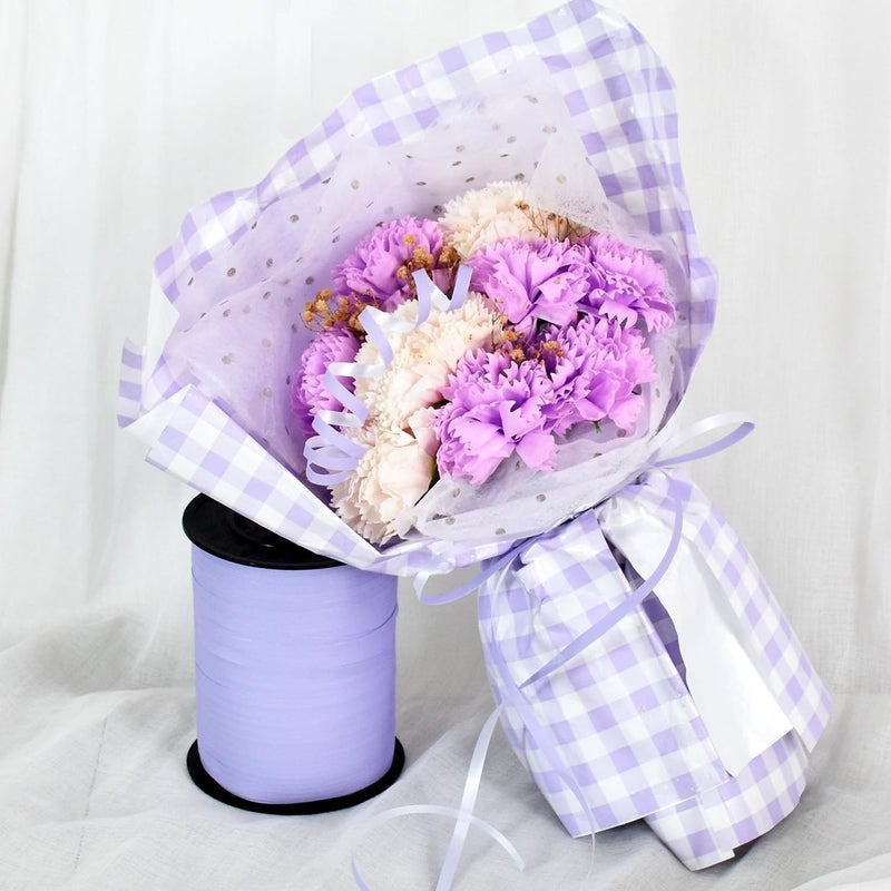 TONIFUL 500 Yards Curling Ribbon-Balloon Ribbon-Balloon String for Art&Craft Decor,Gift Wrapping,Ribbons and Bows for Christmas New Year Birthday Gifts Graduation Supplies (Pastel Purple) - Image 5