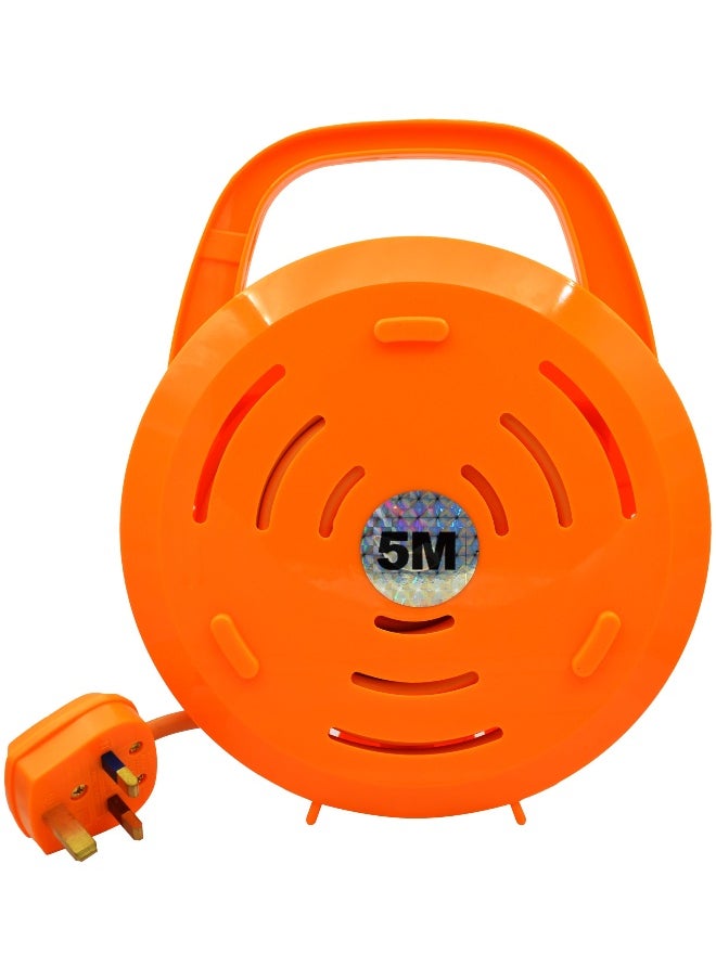 KADRIS Heavy Duty 4 way Socket Extension Reel Cassette Cable Lead with 5 Mtr cable length, ESMA approved  - Image 5