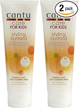 Cantu كريم كانتو للعناية بالأطفال - كاسترد تصفيف 8 أونصات - عبوة 2 - Image 1