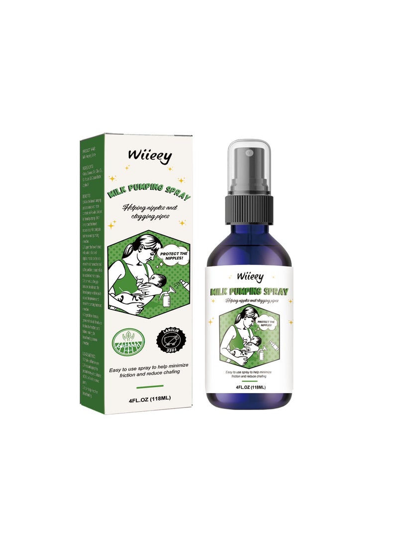 wiieey Breastfeeding Chest Care Spray - Relief, Repair And Moisturize Your Skin, Ultimate Nourishment For Nursing Moms - Breast Care Spray  - Image 1