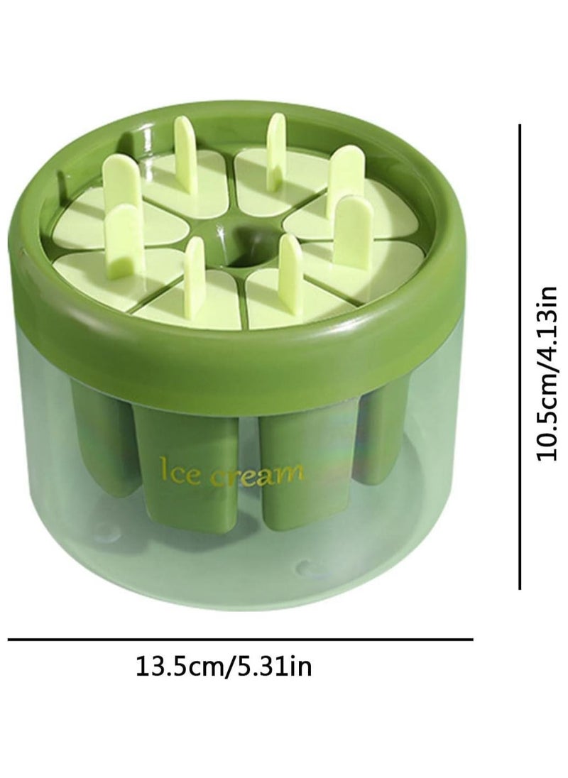 Homemade Ice Lolly Moulds | 6 Compartments Ice Mold with Ice Bucket - Easy Release Ice Cream Sticks Making Tool for Ice Cream, Cheese Sticks, Homemade Ice Lolly Elinrat