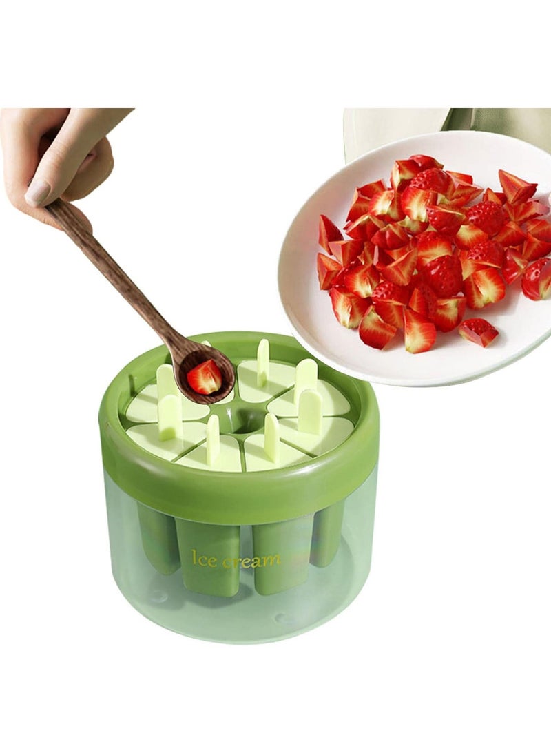 Homemade Ice Lolly Moulds | 6 Compartments Ice Mold with Ice Bucket - Easy Release Ice Cream Sticks Making Tool for Ice Cream, Cheese Sticks, Homemade Ice Lolly Elinrat