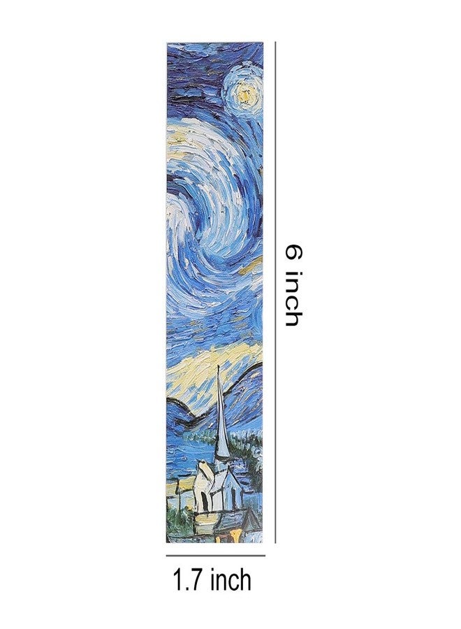 YOSCO 30PCs Paper Bookmarks for Women Men,Bookmarks Set for Book Lovers (Oil Painting) - Image 4
