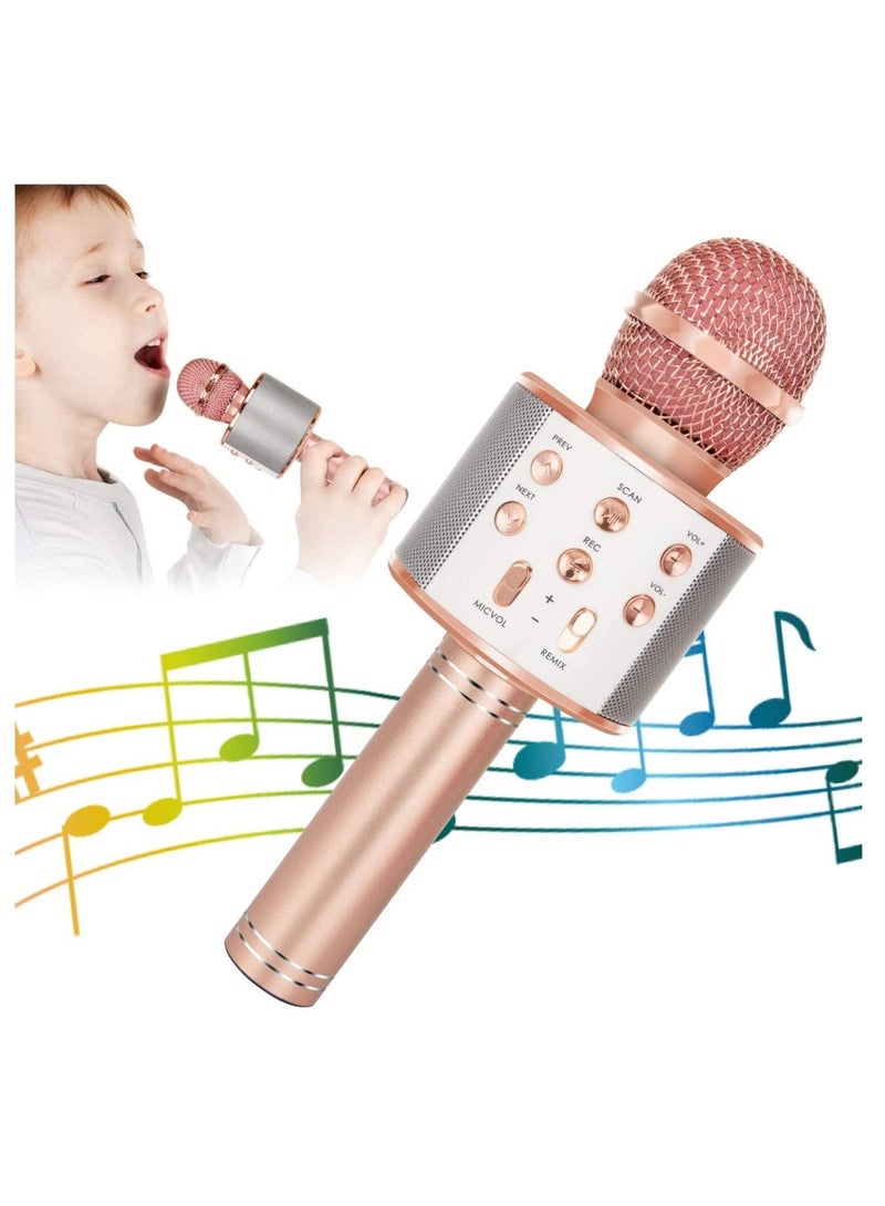 ELTRAZONE Wireless Bluetooth Karaoke Microphone for Kids, 5-in-1 Portable Handheld Karaoke Mic Speaker Player Recorder - Image 1