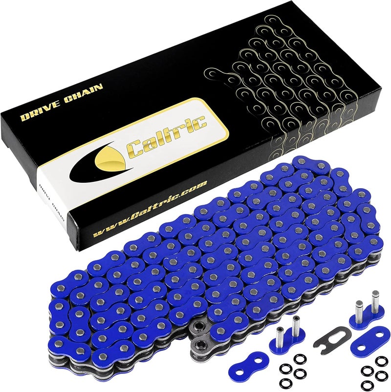 Caltric O-Ring Blue Drive Chain for Yamaha Raptor 660 YFM660R (2001-2005) - Image 1