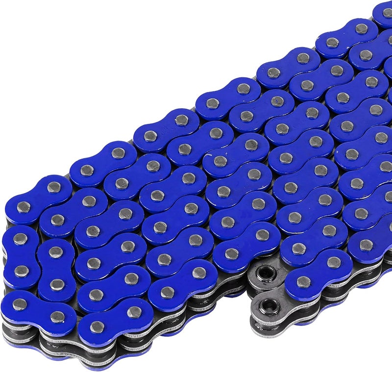 Caltric O-Ring Blue Drive Chain for Yamaha Raptor 660 YFM660R (2001-2005) - Image 3
