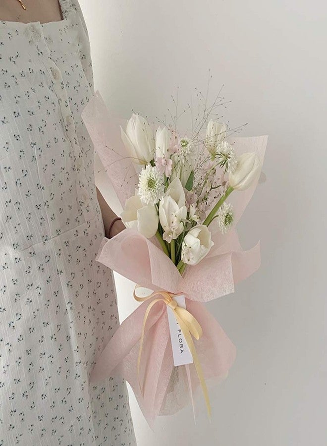 BBJ WRAPS Korean Wrapping Paper Gift Flower Wrapping Cotton Waterproof Bouquet Packaging Tissue Paper Florist Supplies 15 Sheets, 22.8 x 22.8 Inch(Purple) - Image 4