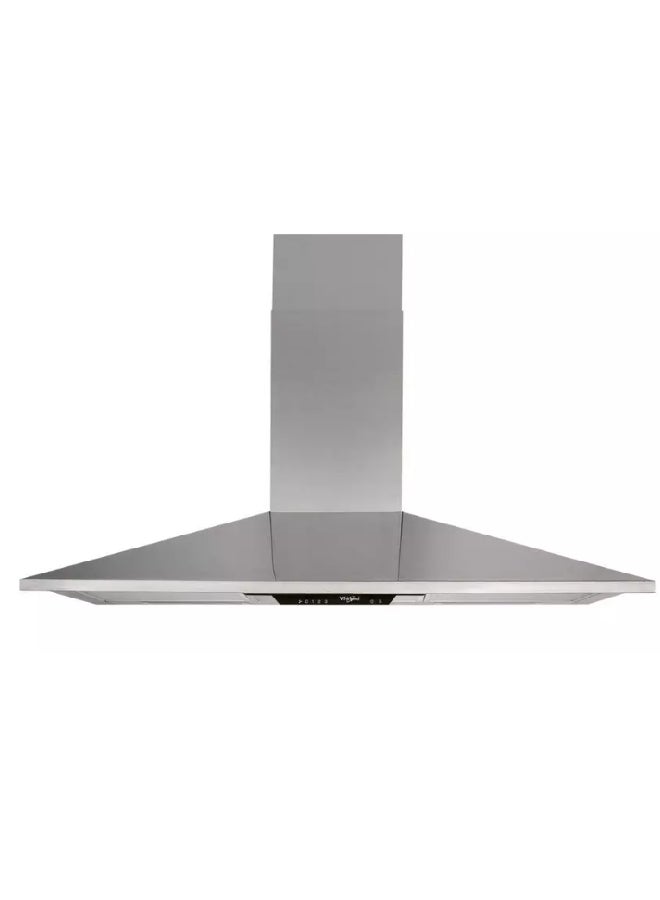 Whirlpool Hood Pyramid 90cm 2 Lights 3 Speed AKR945LIX Steel - Image 2