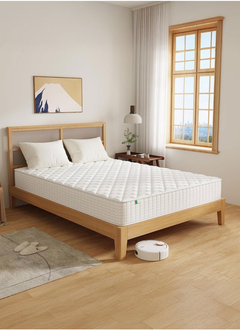 Yanara 90x190CM Pocket spring mattress, Extra Thick 20cm, High Resilience, , Independent Coils, Distributes Body Pressure, Breathable, High Quality Spring, Breathable, Quiet, No Bottoming Out, High Durability, Parallel Arrangement, Compressed Packaging