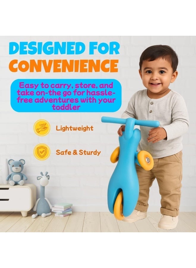 Mookie Kids Scooter with Seat | 3-Wheel Foldable Toddler Kick Scooter | Adjustable Height, Lightweight Aluminum Body | Blue - Image 5