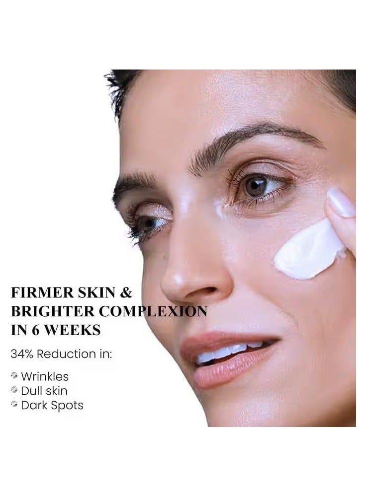 NowNoon Retinol Collagen Day & Night Cream – Anti-Aging Moisturizer with Vitamins A, B, C, E & Hyaluronic Acid – Firming, Hydrating, Women & Men Nourishing Face Cream – 50ml - Image 3