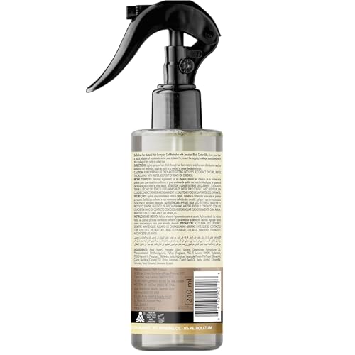 Sofnfree Coconut Jamaican Black Castor Oil Everyday Curl Refresher Spray Volumizer and Moisturizer for Styling Dry Coily or Curly Hair 812 Fl Oz Pack of 1 - Image 5