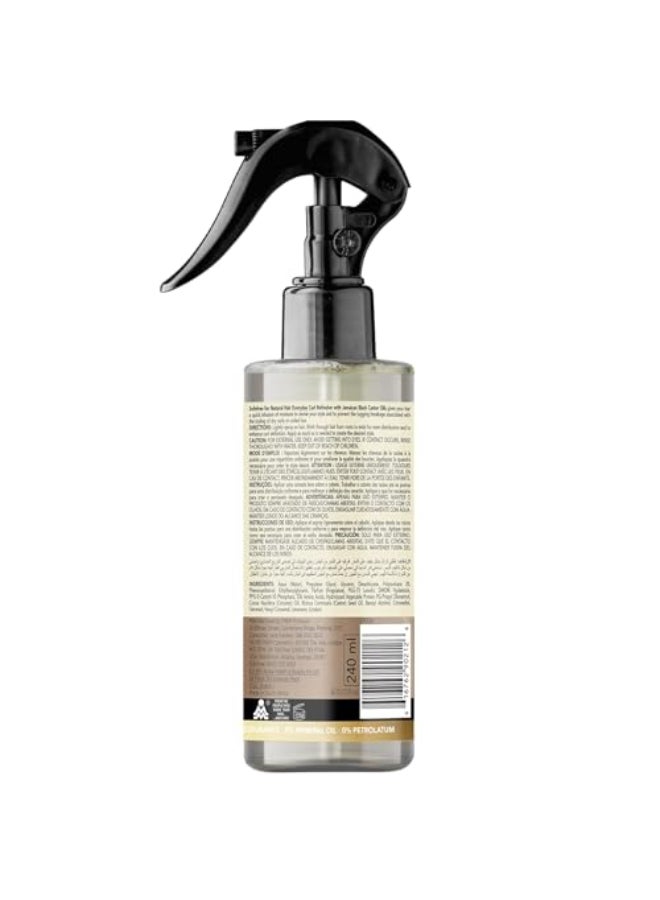 Sofnfree Coconut Jamaican Black Castor Oil Everyday Curl Refresher Spray Volumizer and Moisturizer for Styling Dry Coily or Curly Hair 812 Fl Oz Pack of 1 - Image 4
