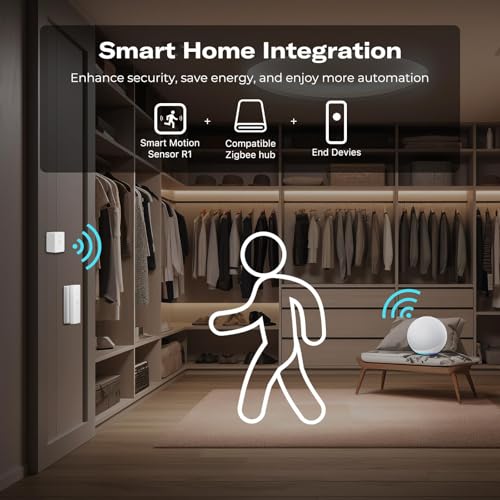 THIRDREALITY Zigbee Motion Sensor R1,Adjustable Sensitivity,Real-time Alerts,Zigbee Hub Required,Support Home Assistant,SmartThings, Homey, Hubitat or Echo Devices with Built-in Zigbee hub - Image 3