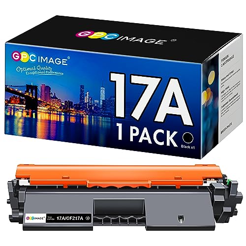 GPC Image Compatible Toner Cartridge Replacement for HP 17A CF217A Toner Compatible with LaserJet Pro M102w M130nw M130fw M130fn M102a LaserJet Pro MFP M130 M102 Series Printer Tray (1 Pack Black) - Image 1