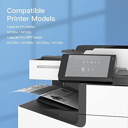 GPC Image Compatible Toner Cartridge Replacement for HP 17A CF217A Toner Compatible with LaserJet Pro M102w M130nw M130fw M130fn M102a LaserJet Pro MFP M130 M102 Series Printer Tray (1 Pack Black) - Image 3