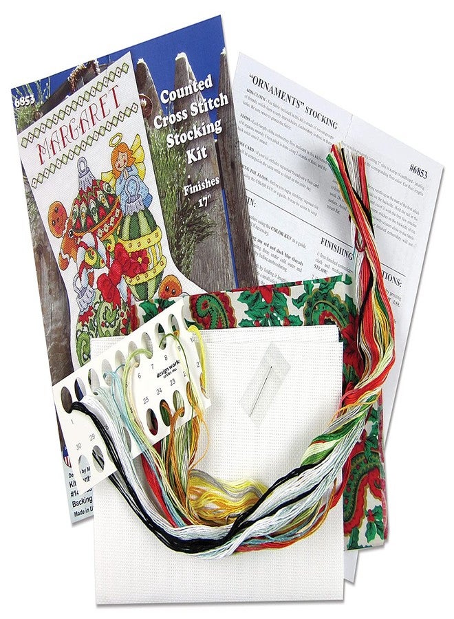 DesignWorks Ink طقم جورب كروس ستش من ديزاين ووركس كرافتس، متنوع - Image 3