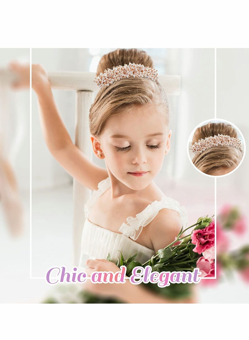 Excefore Rhinestone Hair Bun Maker 4Pcs Magic Styling Deft Elegant Easy for Convenient Hairstyle Tool DIY Accessories Women Girls - Image 3