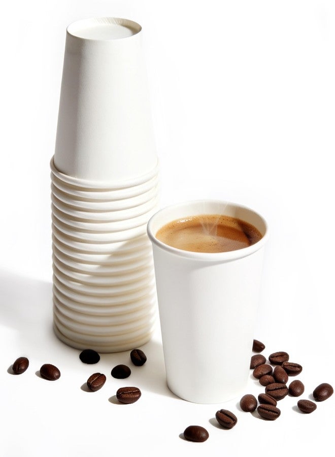 TashiBox Thick Espresso Cups Travel to Go, 200 Count (Pack of 1), White - Image 1