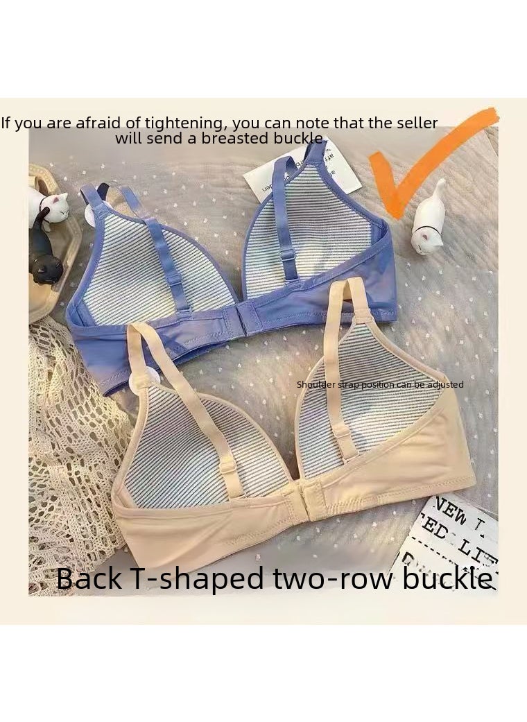 Generic - Comfy Gathered Light Bralette No-Wire Caramel - Image 1