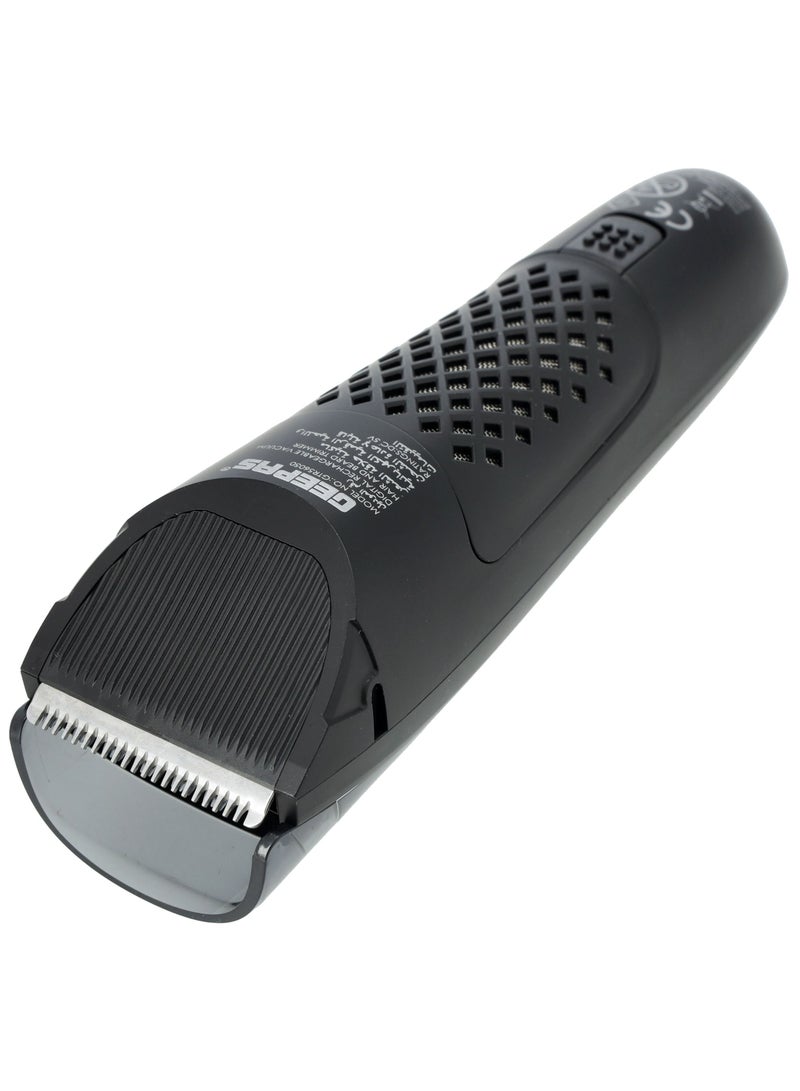 GEEPAS Digital Rechargeable Vacuum Hair & Bread Trimmer, GTR56050 | 2 Guide Combs, 4 Cutting Lengths | Li-Ion Battery | 60 Mins Working Time | Ceramic+ Titanium Coated Blade - Image 5