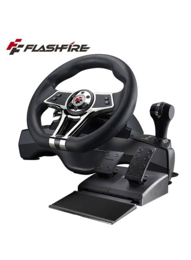FLASHFIRE 4IN1 HURRICANE STEERING WHEEL WH-3103V-D ( PC/ PS3 ) - Image 2