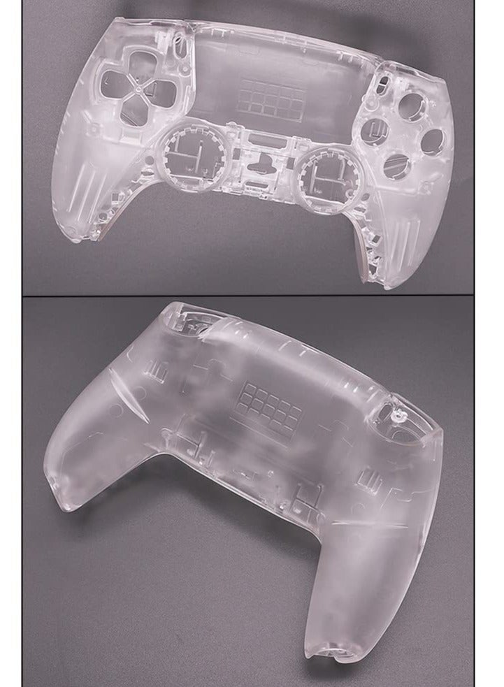 PS5 Controller Transparent Replaceable Shell Kit - DIY Modding Tools with Thumbstick Protector Caps and Full on Set 010 - Image 3