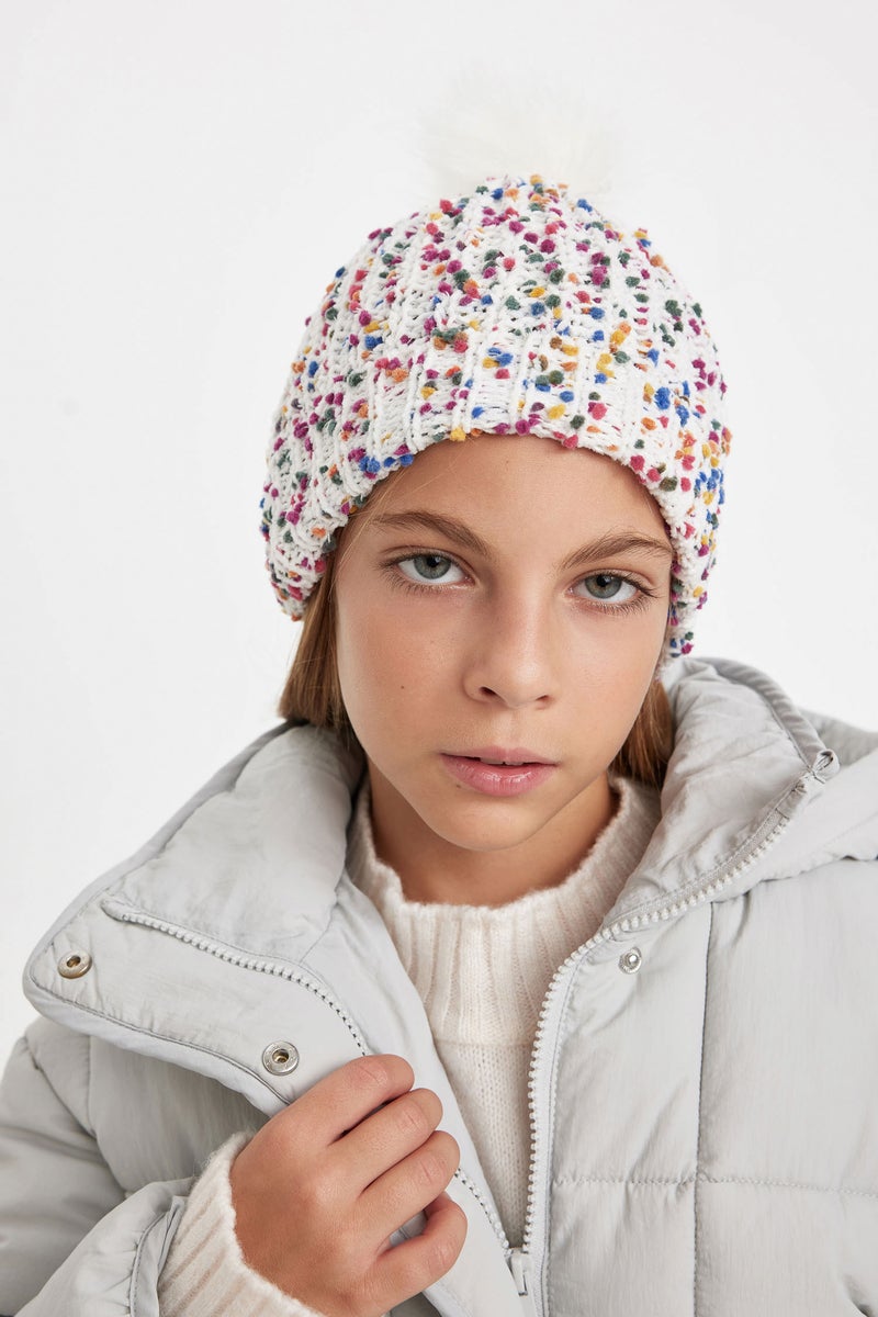 DeFacto Girl Pompom Beanie  - Image 3