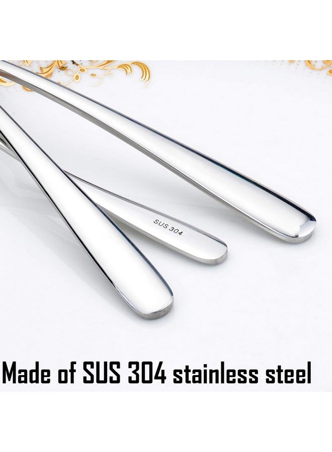 Wenkoni Small Ice Cream Spoons, Dessert Spoons,Gelato Spoons,Shovel Cake Spoons,SUS 304 Stainless Steel,5.9inch,5 pcs Set - Image 4