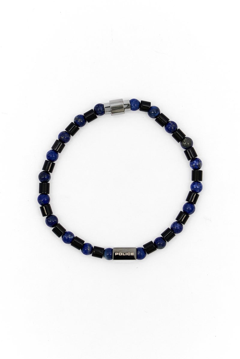 POLICE Men Shiny Beaded Urban Bracelet, Multicolor - Image 4