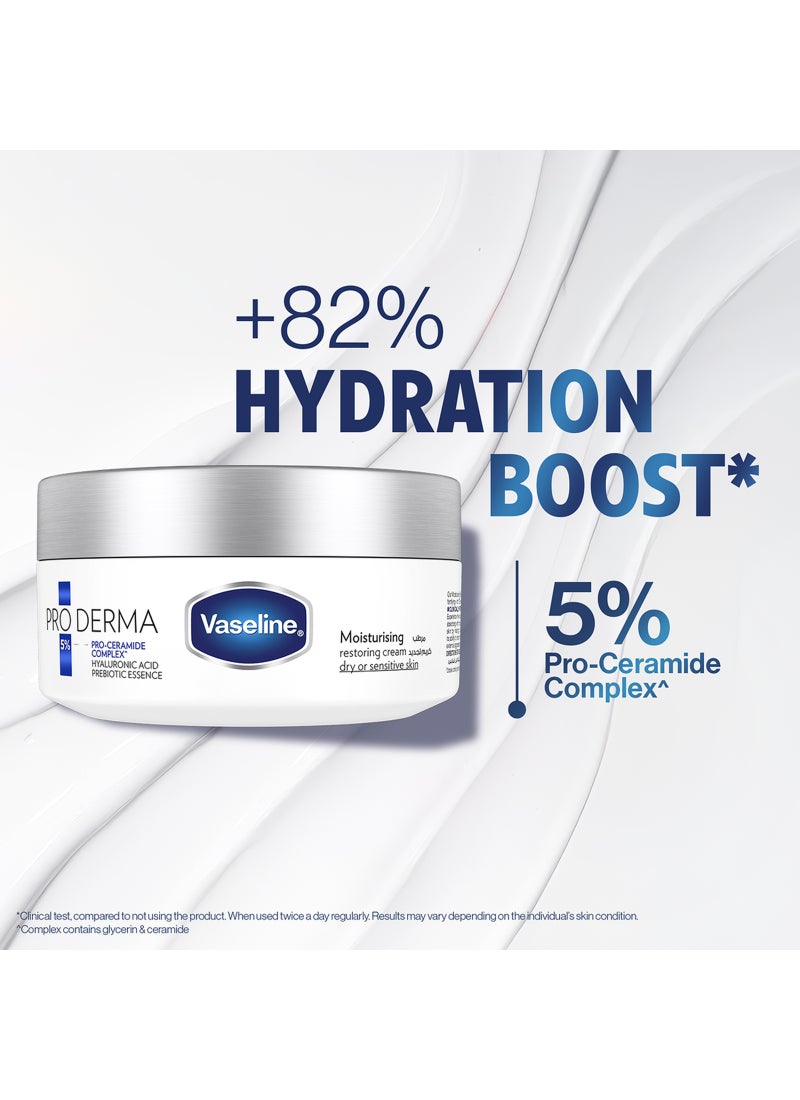 Vaseline Pro Derma  Moisturising Restoring Cream, for dry or sensitive skin - Image 3
