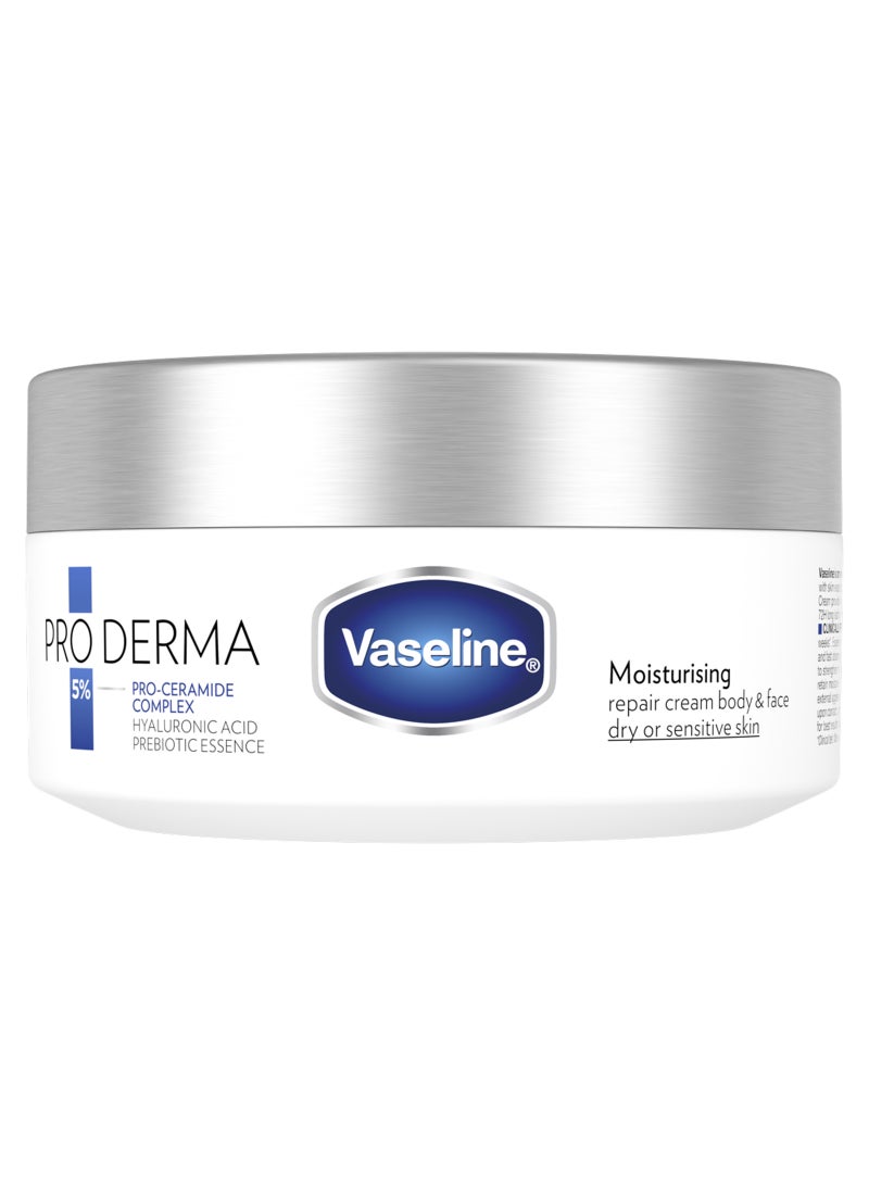 Vaseline Pro Derma  Moisturising Restoring Cream, for dry or sensitive skin - Image 1