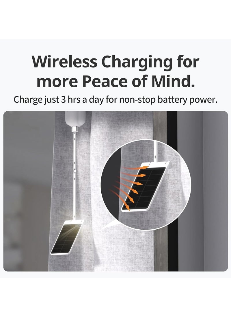 SwitchBot - Solar Panel Charger for Curtain 3 - Performance Upgrade, Easy to Use, Support Low Light Charging, Smart Solar Panel for SwitchBot Curtain 3 Rod and U Rail - Image 1