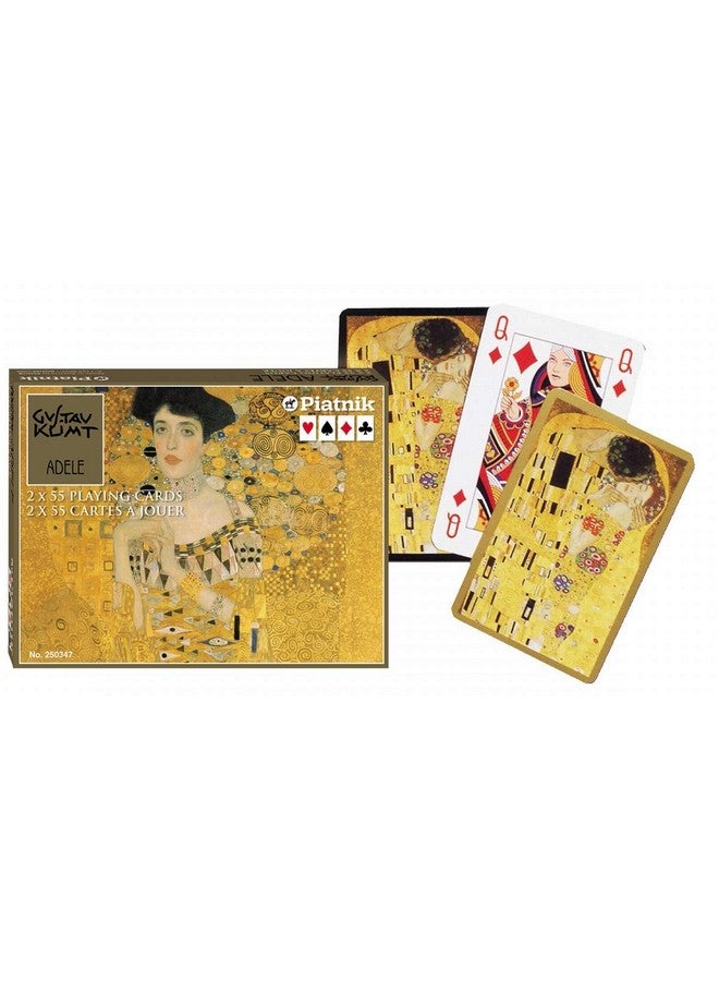 Piatnik 2503 "Klimt - Adele Card Game (2 x 55-Piece)