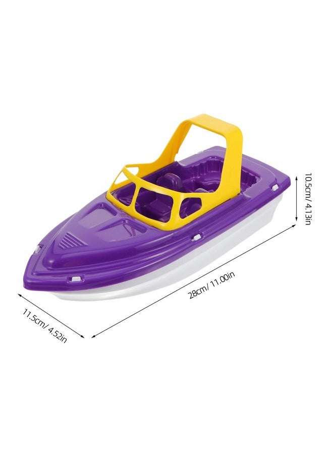Toddmomy - Toddmomy Bath Boat Toy Boat Plastic Boat Bath Toy Floating Toy Boat Toddler Bath Toys Baby Bath Boat for Kids Toddler Pool Bathtub Toddler Pool Toys - Image 1