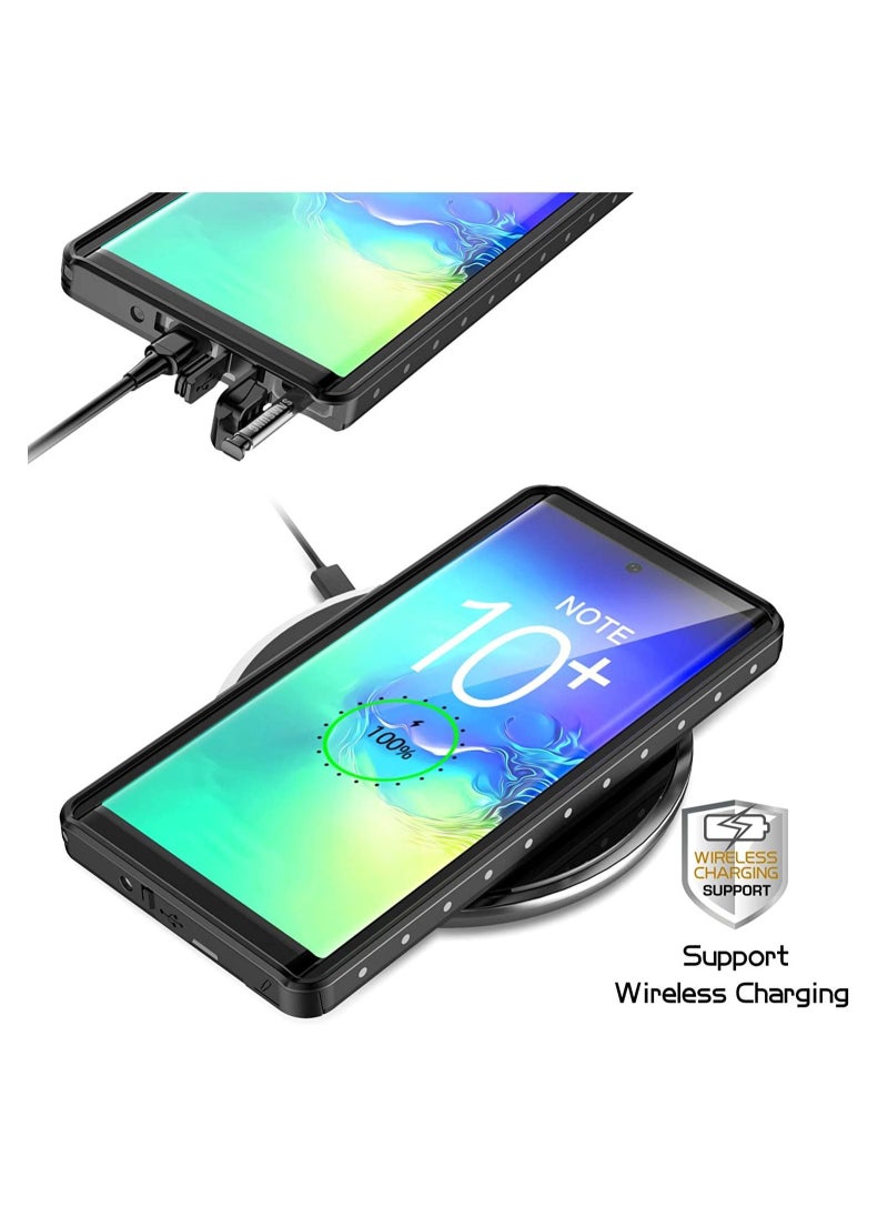 Generic - Samsung Galaxy Note 10+ Plus Waterproof Case,Heavy Duty Full Body Shockproof Case Built in Screen Protector Underwater Case for Samsung Note 10+ Plus/5G - Image 1