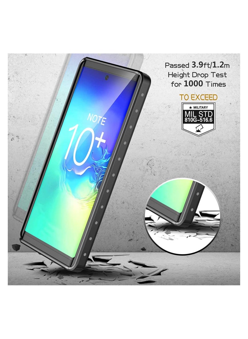 Generic - Samsung Galaxy Note 10+ Plus Waterproof Case,Heavy Duty Full Body Shockproof Case Built in Screen Protector Underwater Case for Samsung Note 10+ Plus/5G - Image 1