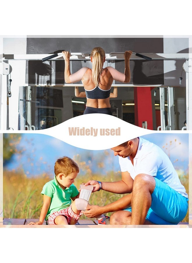 بيبتو لفات شريط مطاطي لاصق ذاتي اللصق، ضمادات مرنة قابلة للتمدد للكاحل والركبة والمعصم والالتواءات الرياضية للحيوانات الأليفة، 5 ياردات (عرض 4 بوصات) - Image 5