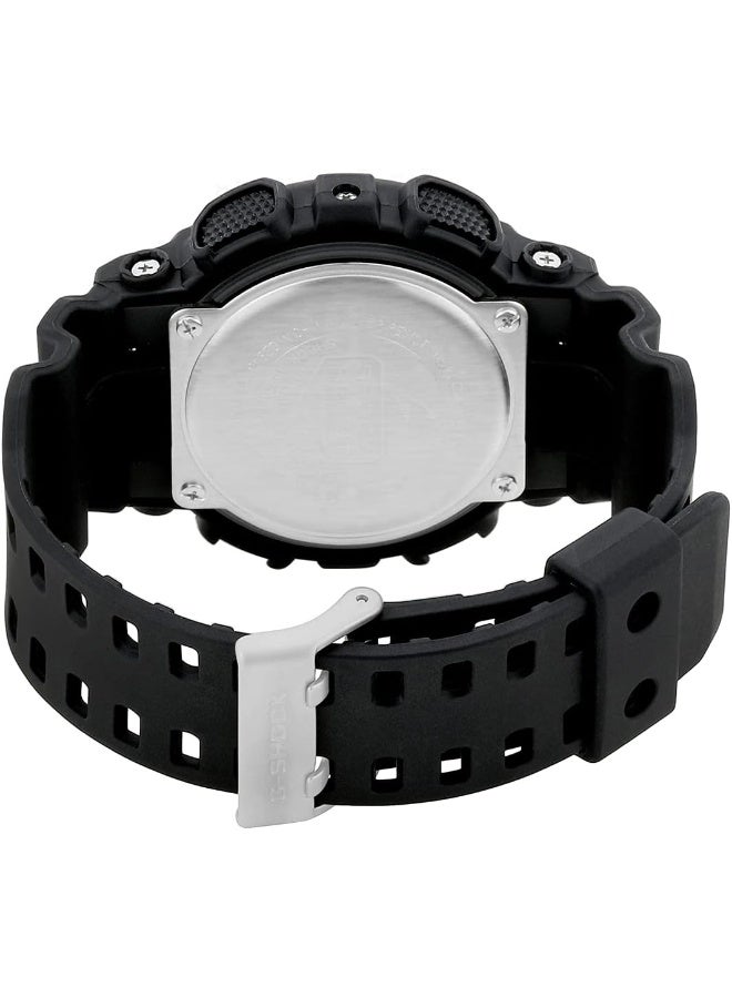 CASIO ساعة كاسيو جي شوك التناظرية الرقمية بقرص أسود للرجال - GA-110-1BDR (G317) - Image 5