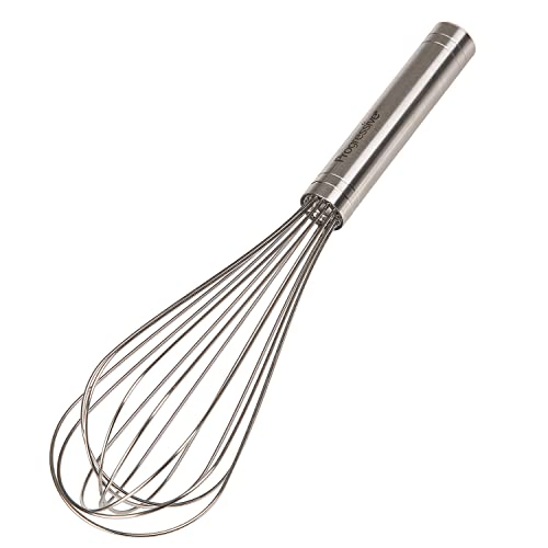 Prepworks by Progressive 10 Balloon Whisk Handheld Steel Wire Whisk Perfect for Blending Whisking Beating and Stirring BPA Free Dishwasher Safe Stainless Steel Model Number BA3024