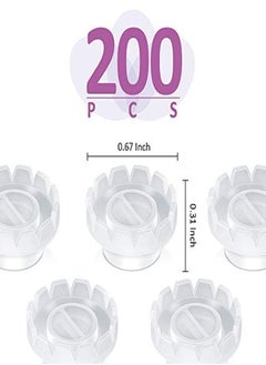 Teenitor 200 Pack Eyelashes Extension Volume Lashes Fan Blossom Cups, Glue Holder And Lash Organizer Supplies Tools  - Image 3