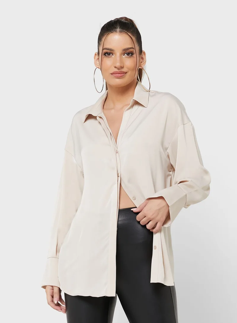 Miss Pap Oversized Button Down Shirt