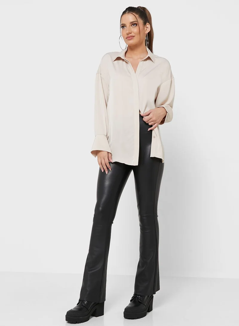 Miss Pap Oversized Button Down Shirt