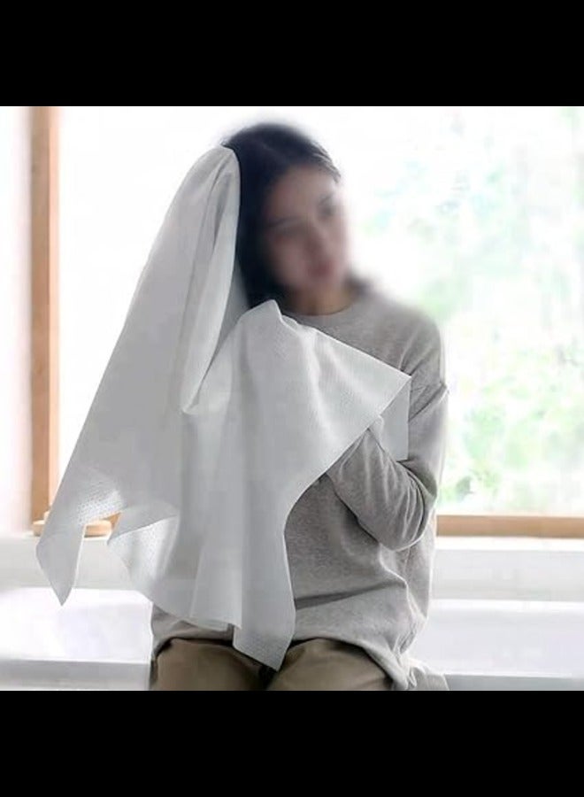 بايلوت كلوب - 25 قطعة منشفة حمام للاستعمال مرة واحدة أبيض 80x160سم - Image 5